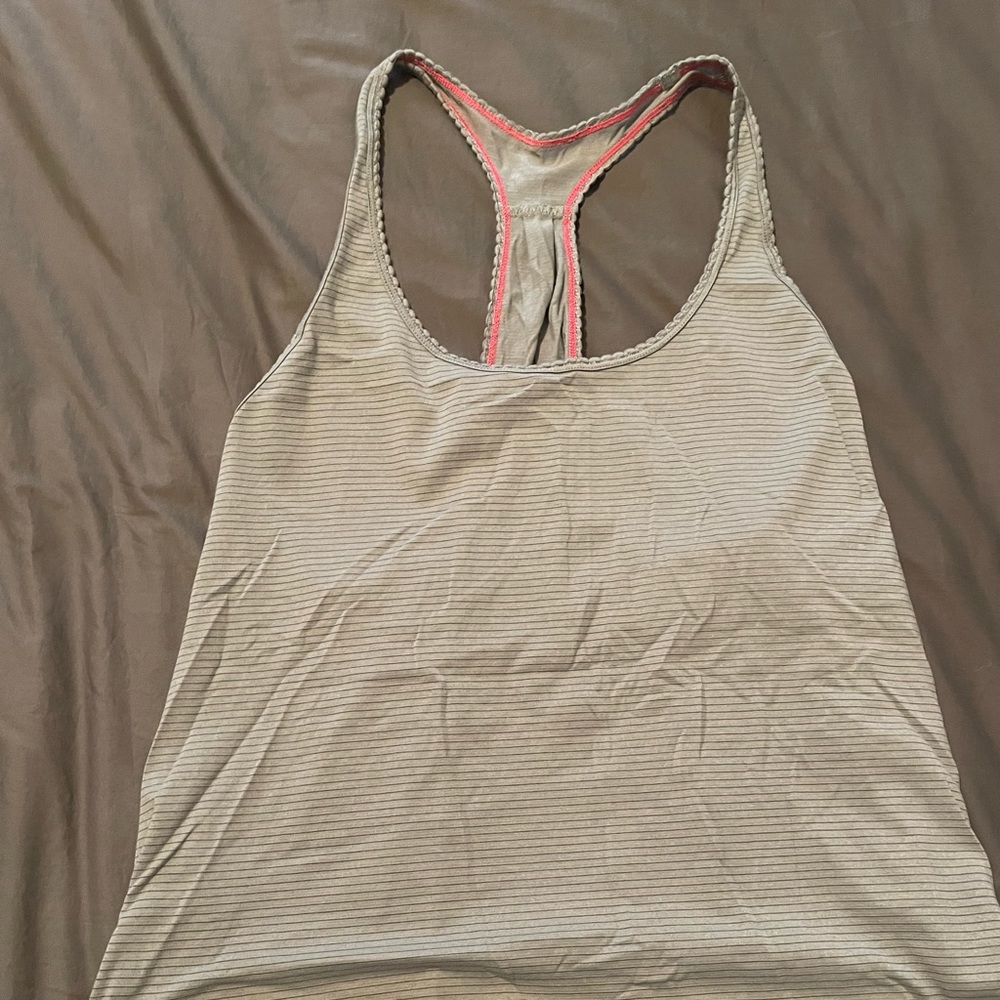 Lululemon scalloped edge racerback tank - Gray